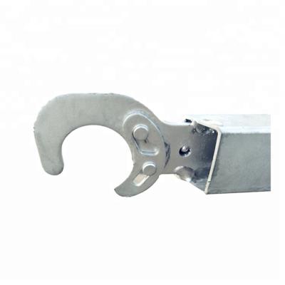 China Traditional Galvanized Metal Steel Plank Hooks Catwalk Accessory Hooks For Scaffold Panel for sale