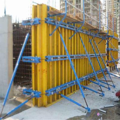 China Selling CC Base Retaining Wall Concrete Steel Plywood Walers Traditional Flat Formwork for sale