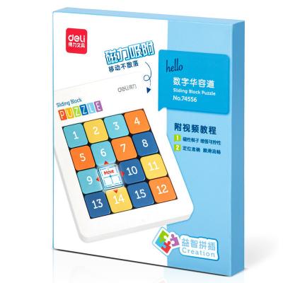 China Magnetic Sliding Mathematical Thinking Intelligence Teenager 7-14 Years Old Digital klotski children's puzzle training toys6-10Years for sale