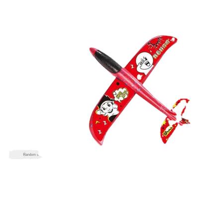 China Other Luminous Outdoor Catapult Airplane Gun Children's Toy Air Combat Hand Glider Throwing Launch Toys for sale