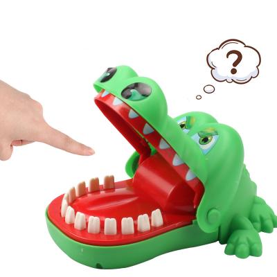 China Fuuny New Arrival Big Bite Crocodile Mouth Teeth Bite Fingers Trick Spoof Children's Toys Nightgown Market Stall Supply On Sale for sale