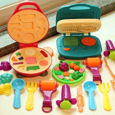 China Unlimited Children's Clay Burger Noodle Maker Mold Tool Kit Colorful Clay Girl Toys for sale