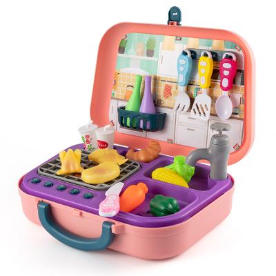 China Children's Kitchen Toy Set Children's Jet Barbecue Oven Toy Play House Simulated Kitchen Toy Set for sale