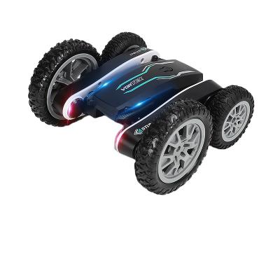 China RC Model 2.4G Flower Stunt Car Jet Shake Bucket Stunts RC Vehicle Double Sided Deformation Car Twist Twist Toy Remote Control Car for sale