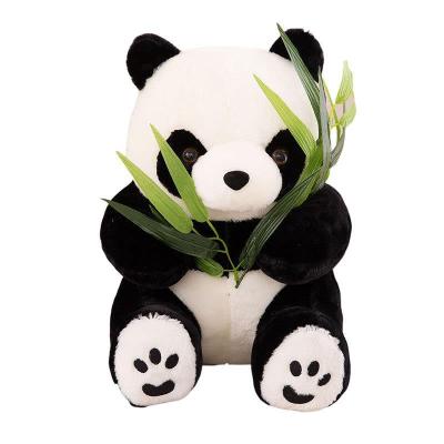 China Cute panda doll mother child toy big plush giant panda pillow for sale