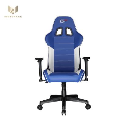 China 2021 VICTORAGE G Series New Hot Selling Ergonomic Adjustable Height Home Office Customized Blue Game Racing Chair for sale