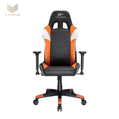 China VICTORAGE GP Series Adjustable MemoryFoam(Height)Adjustable VICTORAGE Series Ergonomic High Density Modern Ergonomic High Density Orange Gaming PC Computer Chair for sale