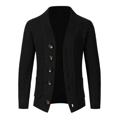 China Custom Logo Button Up Pockets Wholesale Men's V-Neckline Best Anti-wrinkle Man Casual Sweater Plus Size Cardigan Sweater for sale