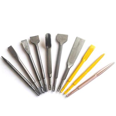 China MASONRY Wood Turning Chisel Set Copper Colo SDS Plus Glass Chisel Electric Hammer Chisel Engraving Tool for sale