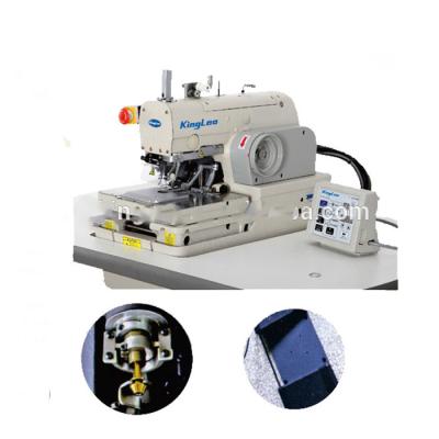 China Machinery Repair Shops Direct Drive Computer Button Holeting Servo Motor Operated Machine for sale