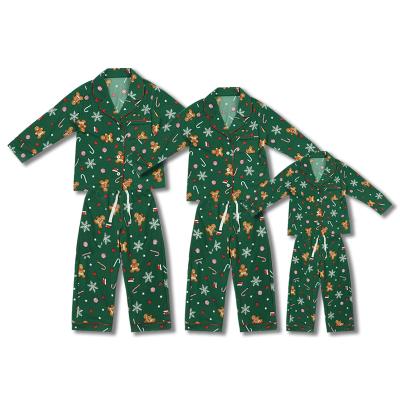 China Christmas Casual Wholesale Kids Festival Dress Mom Dad Children Home Family Pajamas Sets for sale