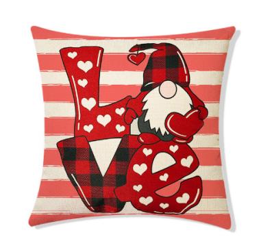 China Hot Selling Custom Fabric Deck Valentine's Day Cushions Themed Holiday Decoration for sale