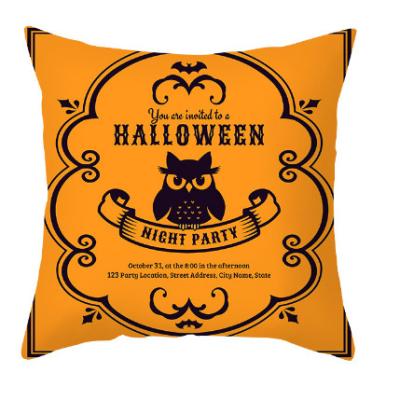 China Fashionable Fabric Design Halloween Cushions Custom Themed Holiday Decoration Throw Blanket for sale