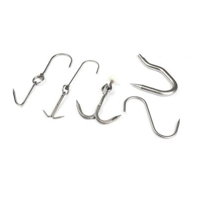 China Fastener Meat Hook Hanger Small Size Stainless Steel Eco - Friendly Strong Hardware for sale