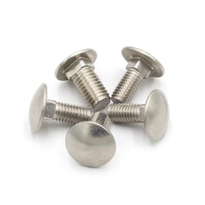 China Industrial Equipment OEM M4 M5 M6 Stainless Steel Single Square Head Carriage Bolt for sale