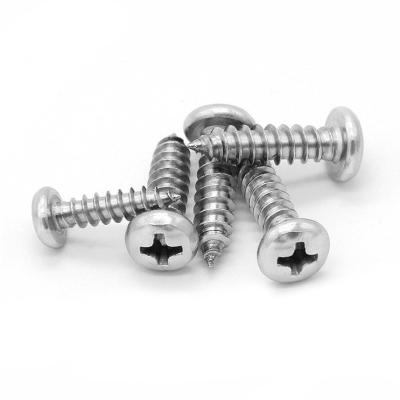 China m2 m4 m6 stainless steel pan head screw self tapping repair fasteners for sale