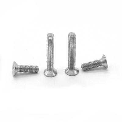 China Different Specifications 304 Stainless Steel Flat Pan Flat Head Machine Screws for sale