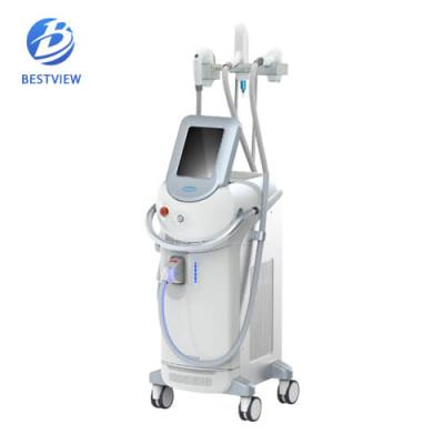 China Wrinkle remover straining products 2021 SHR ND. YAG Diode Laser Hair Removal Acne Therapy Skin Rejuvenation Machine for sale