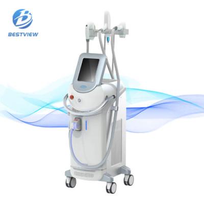 China Painless Wrinkle Remover Hair Removal Skin Rejuvenation Pigmentation Therapy Machine SHR ND. YAG diode laser beauty equipment for sale