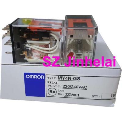 China - New and original Omron MY4N-GS Intermediate Relay 220/240VAC 110/120VAC 24VAC 12VAC 110/120VDC 48VDC 24VDC 12VDC for sale