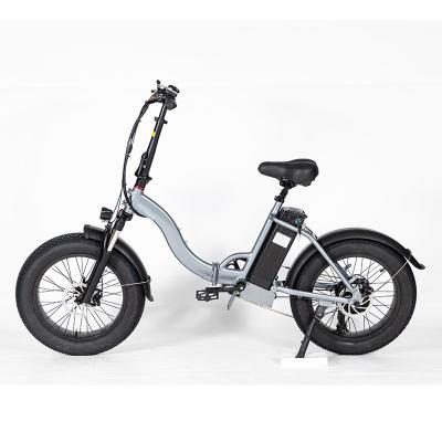 China Factory Suppliers 20inch Battery Electric Bicycle Electric Bicycle 500W 48V 13ah Silver Style for sale