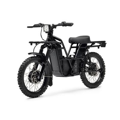 China Aluminum Alloy Two-Wheel Drive Reduces Weight 20 Inch 2000W 60V/40AH Flexible Electric Motorcycle Which Can Drive In Terrain Works Bike for sale