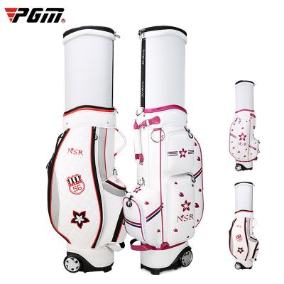 China Custom Outdoor Golf Activity PGM QB057 Golf Bag Outdoor Golf Activity Travel Bag Women's Telescopic Golf Bag for sale