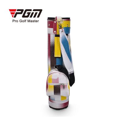 China Outdoor Portable Mini Golf Bag Staff Golf Activity PGM QB019 QB020 Kids Golf Bag PU Outdoor Bag for sale