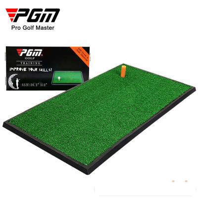 China Golf Practice Golf Practice PGM DJD004 Golf Turf Driving Mat Golf Hitting Mat With Rubber Base for sale