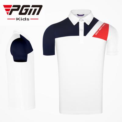 China PGM YF226 Breathable Boys Golf Breathable Golf Polo Shirt Custom Clothing T-shirt Quick Dry Breathable Fashion for sale