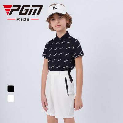 China PGM YF406 Breathable Breathable Custom Boys Golf Polo Shirt Quick Dry Premium Quality Polo Shirt for sale