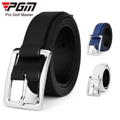 China Custom Leather Microfiber Golf Leather Belts Microfiber Microfiber Men's PGM PD011 Needlepoint Golf Belt for sale