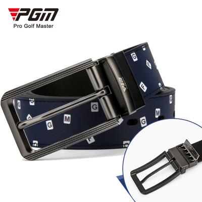 China ALLOY PGM PD012 ALLOY Double Sided Mens Golf Belt Needlepoint Microfiber Leather Golf Belt for sale