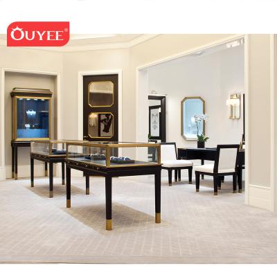 China Jewelry Store Counter Jewelry Showcase Furniture Shop Display Store Furniture for sale