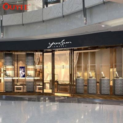 Chine Fashion jewelry store luxury modern jewelry store furniture interior design with display showcase à vendre