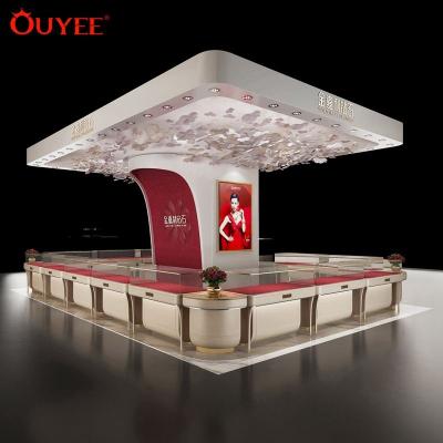 China Jewelry Store Custom Design Retail Store Mall Jewelry Kiosk For Sale for sale