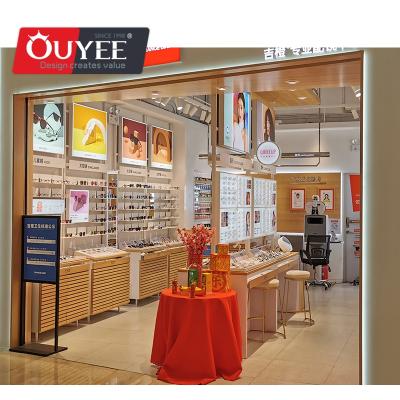 China Modern Optical Store Interior Decoration Designed Optical Store With Eyewear Store Customized Display Furniture for sale