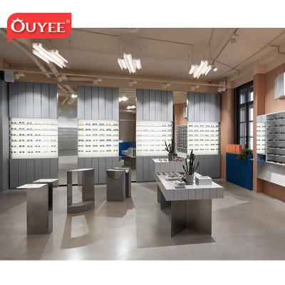 China Eyewear Retail Shop Display Wooden Optical Furniture Shop Interior Design For Optical for sale