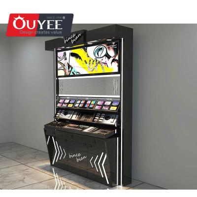 China Perfume Shop Modern Designed Popular Perfume Shop Display Showcase With Wooden Perfume Cabinet For Perfume Store for sale