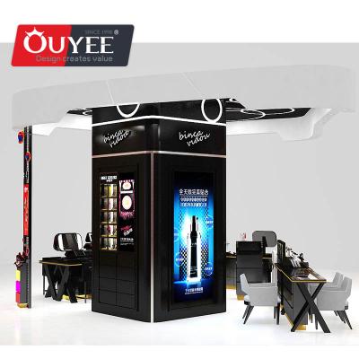 China Perfume Store Luxury Shopping Mall Perfume Store Customized Cosmetic Perfume Bar Kiosk Display Furniture for sale