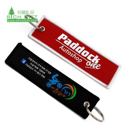 China Custom embroidery kpop car carabiner jewelry keychain jewelry flight woven embroidery keychain key chain key fob key fobs OEM factory custom embroidery keychains blank custom gifts of motorcycles embroidered main chain for sale