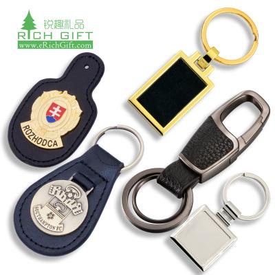 China Wholesale Handmade Custom Souvenir Brand Car Name Card Key Chain Key Chain Metal Logo Elephant Welding Straw Small Heart PU Genuine Leather Key Chain Metal Logo order for promotional gift for sale