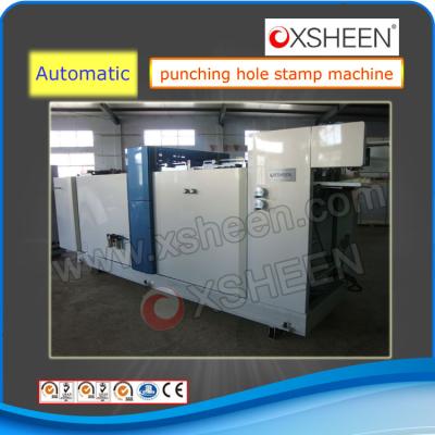 China automatic stamp punch hole postage stamp punch hole machine with perfect development plan for sale