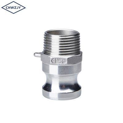 China double density coupling type 1/2'| 8' tubing materials stainless steel camlock reducer camlock connector for sale