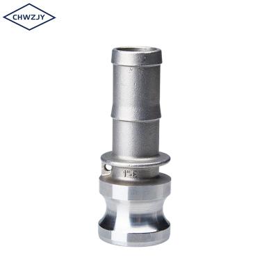 China 1/2' connector | 8' JY Stainless Steel Female Thread Cross 4 Way Pipe for sale