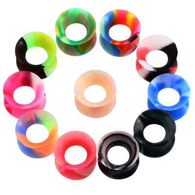 China CLASSIC Silicone Ear Expander Sets Mix Color 11 Amazon Amazon Jewelry Piercing Stud Earrings For Men And Women for sale