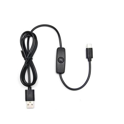 China Camera 1m USB 2.0 A Male To USB 2.0 C Male With On/Off Switch Cable for sale