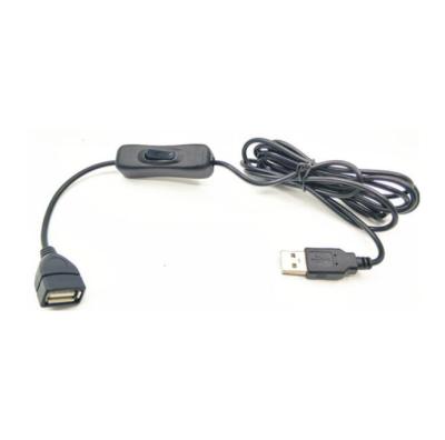 China Camera 10ft/3m USB 2.0 A Male To USB 2.0 A Female With On Off Switch Cable 20AWG High Quality for sale