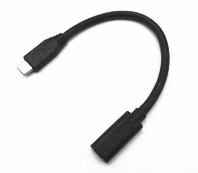 China USB Type C to USB Extension Cable 3.0 C 0.5m USB Male Type C to Type C Female Gen2 Cable Black Color for sale