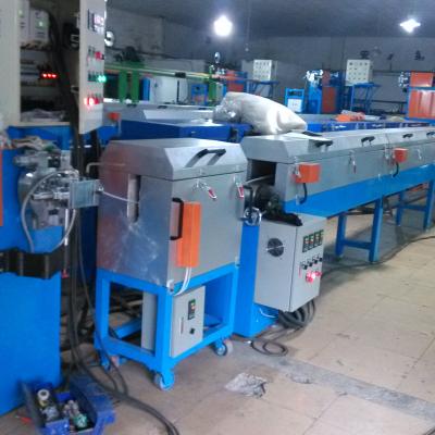 China Product fiber reinforce high quality horizontal hose silicone extruder braiding machine for sale